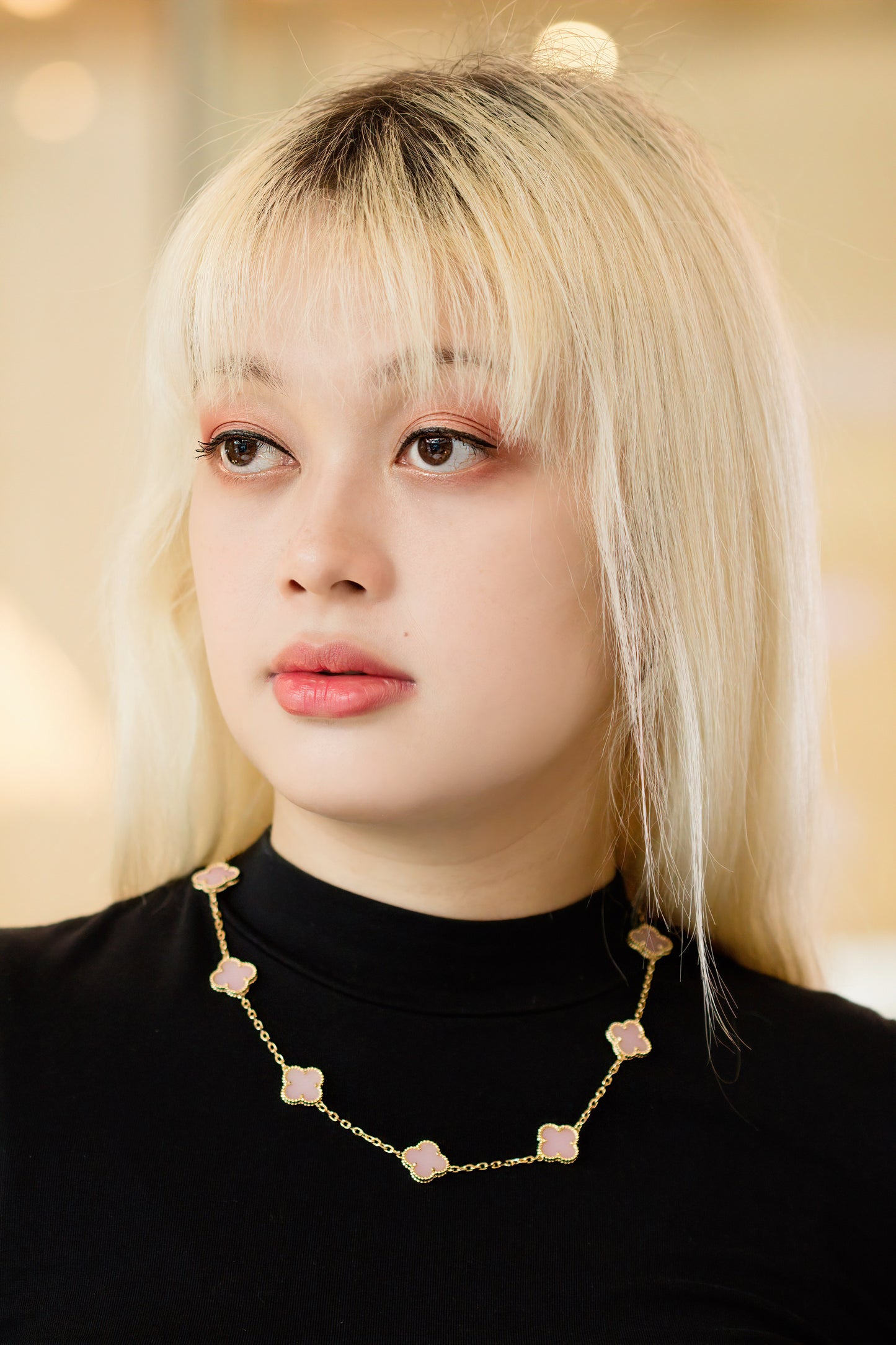 Alhambra Pink Necklace
