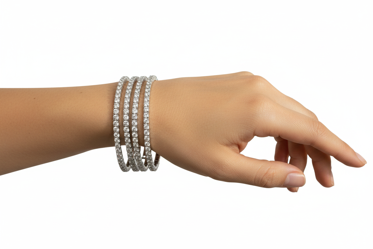 Aisha Bracelet - Tennis