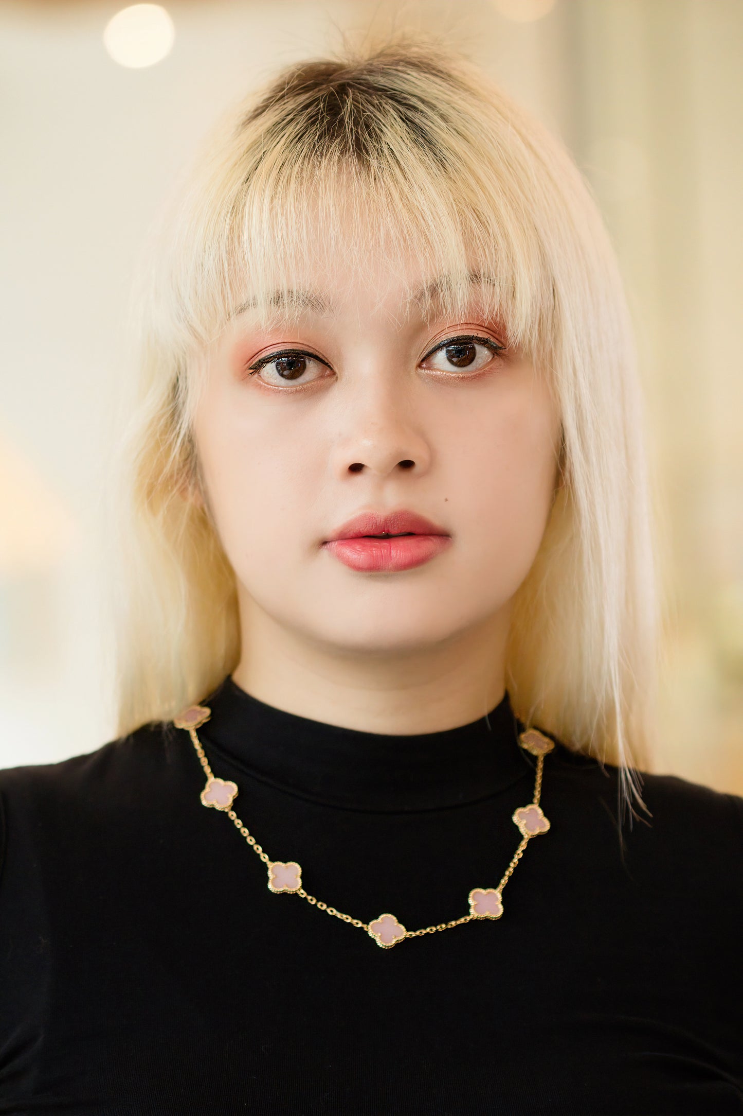 Alhambra Pink Necklace