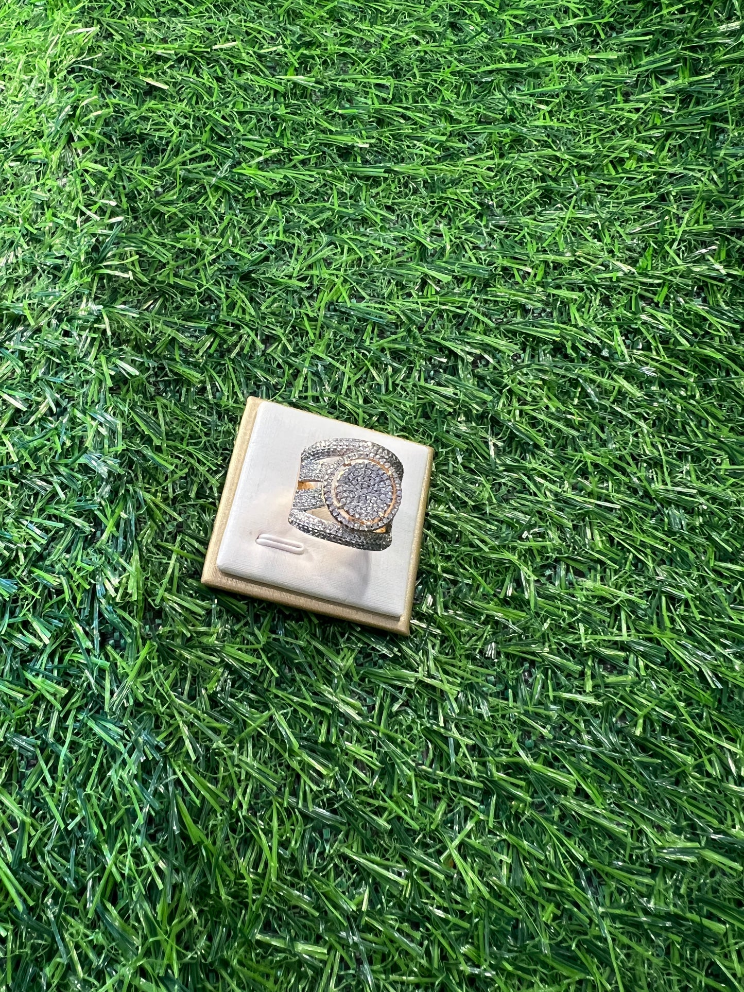 ring with cubic zirconian size 7
