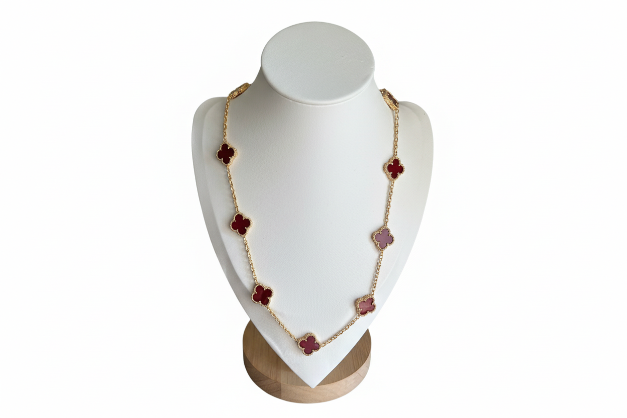 Alhambra Carnelian Necklace