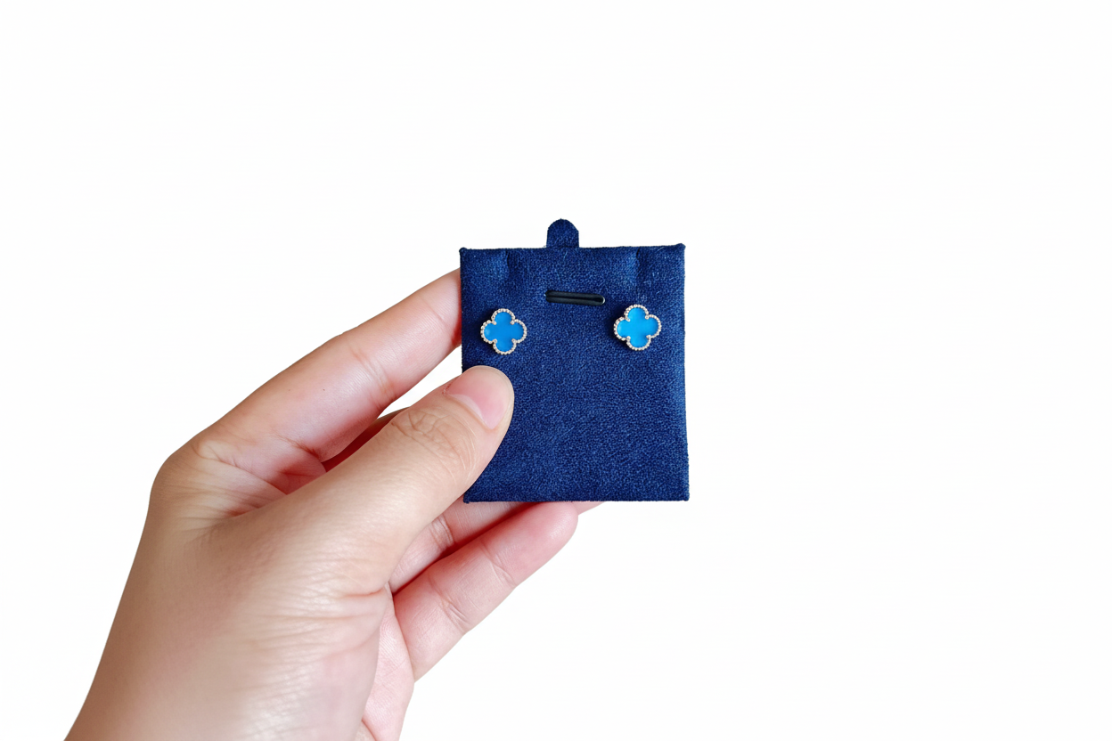 Alhambra Agate Earrings