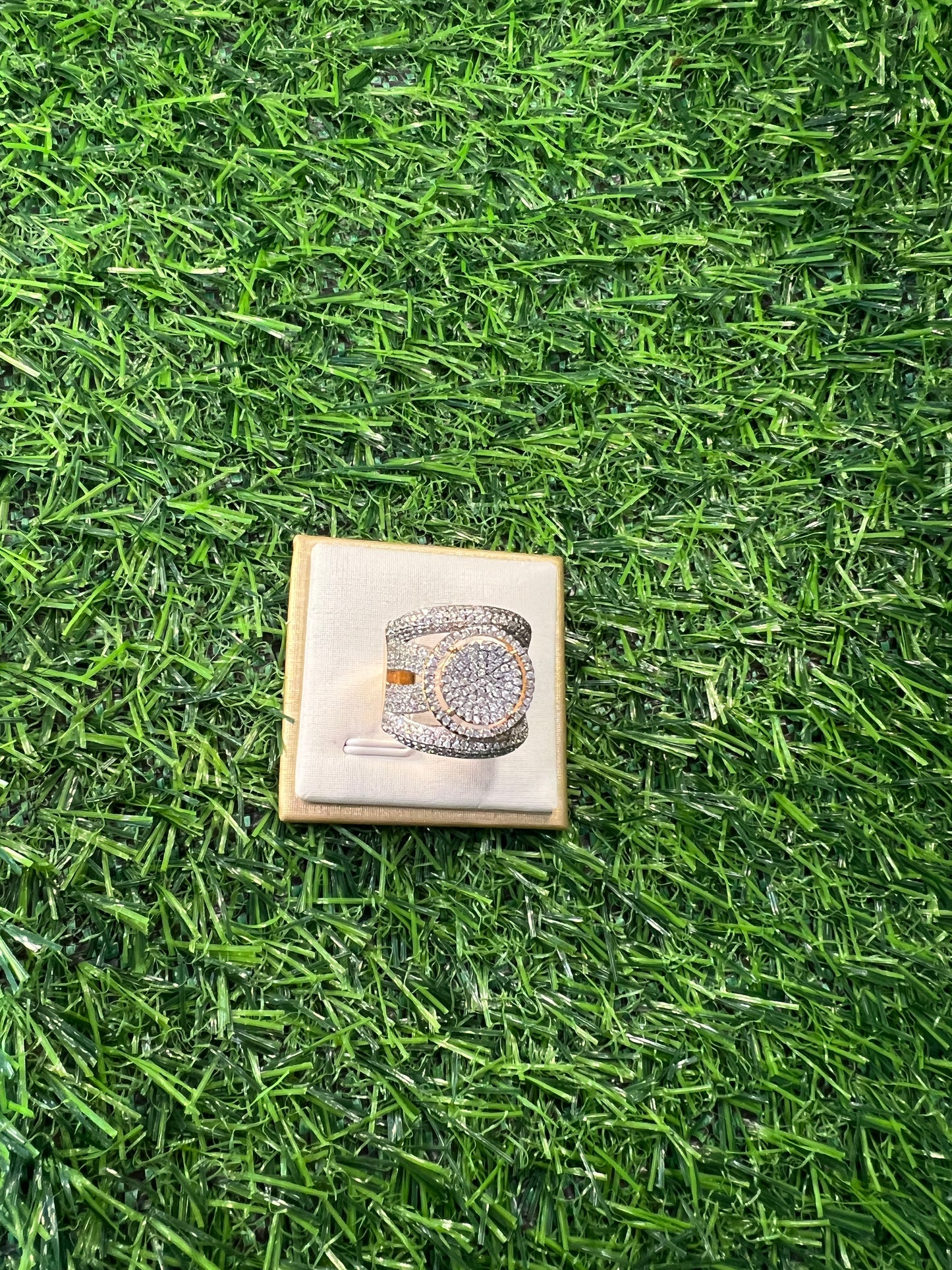 ring with cubic zirconian size 7