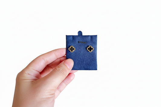 Alhambra Black Onyx Earrings