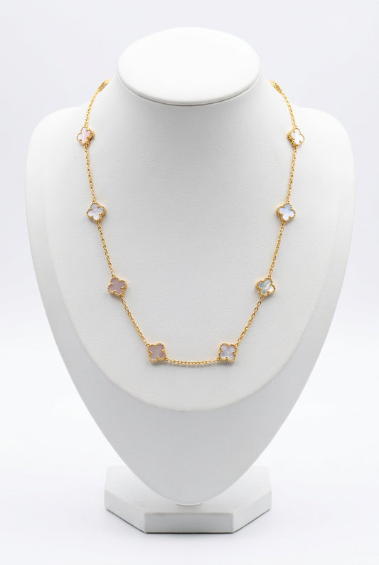 10motif Clover Necklace - Mother Of Pearl