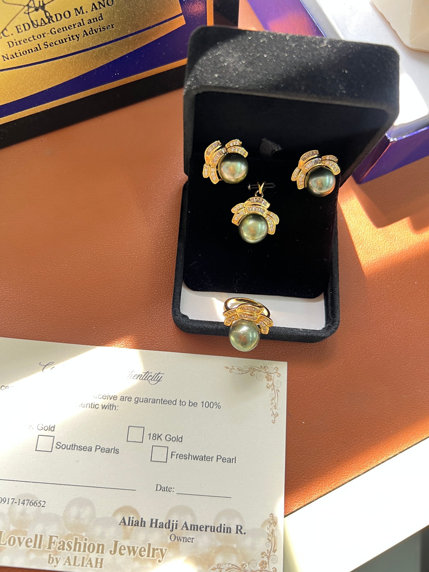 Southsea Pearl Set (Pistachio)