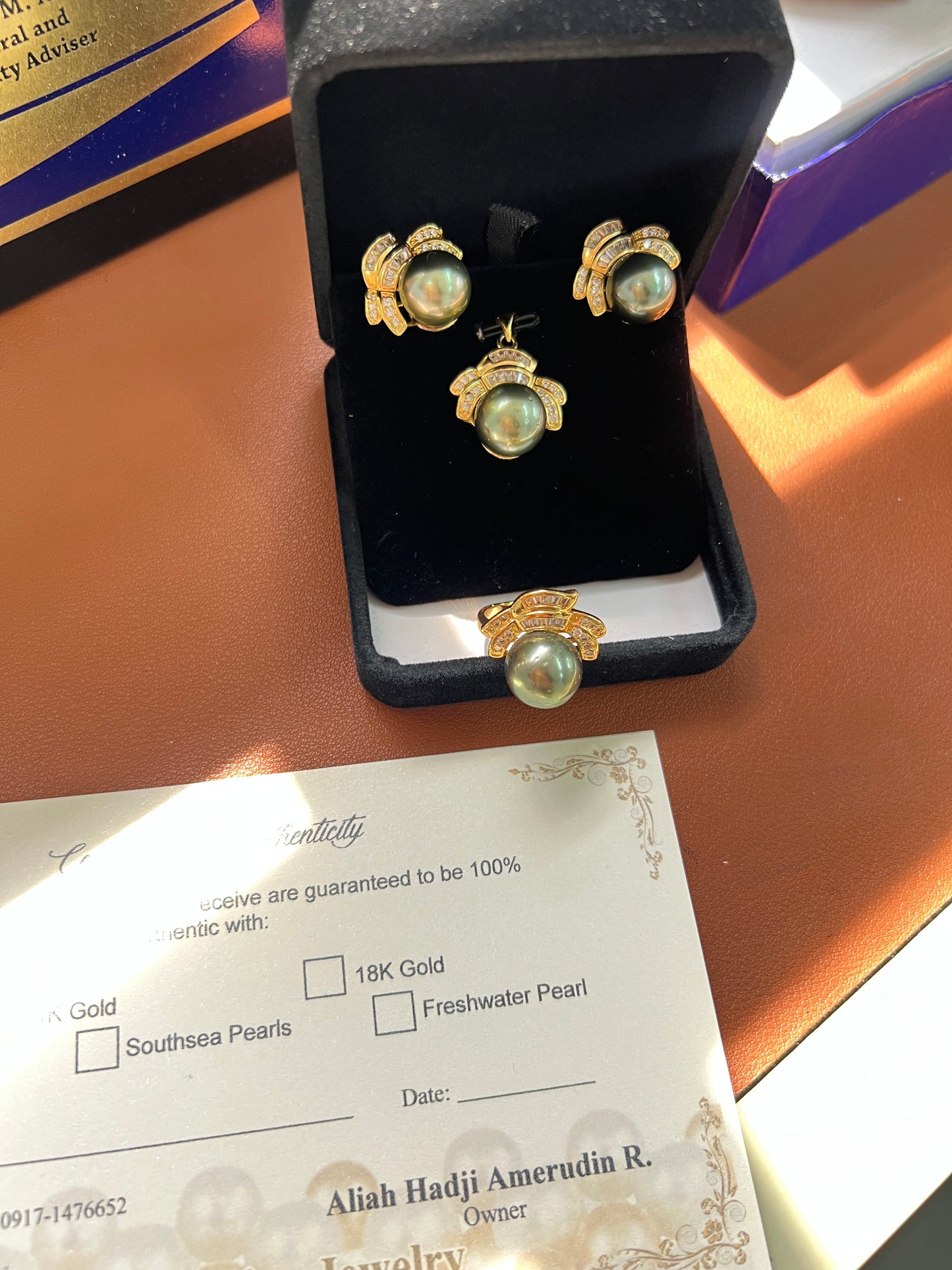 Southsea Pearl Set (Pistachio)