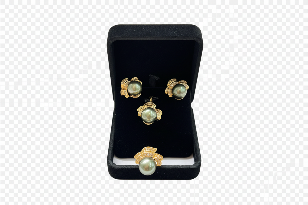 Southsea Pearl Set (Pistachio)